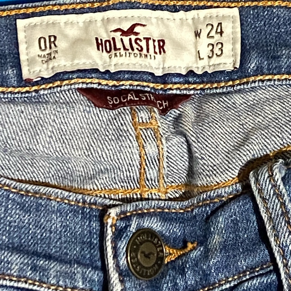 Hollister blue jeans